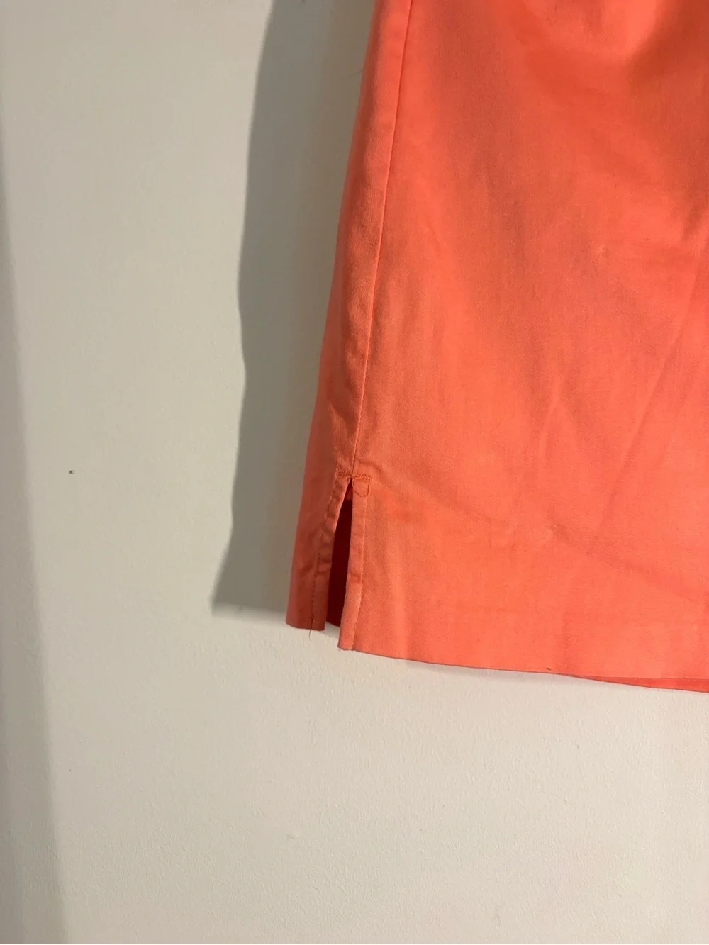 Lady Hagen Coral-Orange Mini Skirt